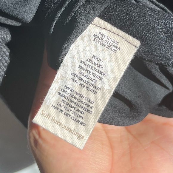 Soft Surroundings Alpaca Wool Blend Sweater - Picture 8 of 8